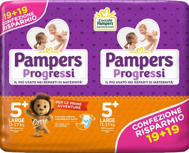 PAMPERS PROGRESSI LARG 38P 0245< - Lovesano
