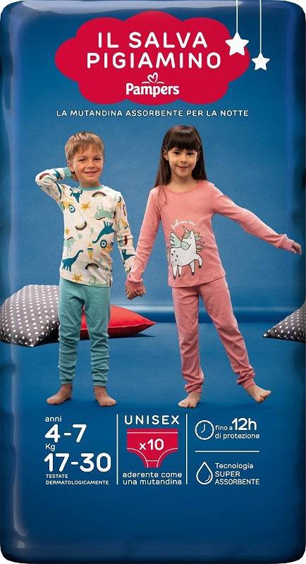 PAMPERS SalvaPigiam.S/M 10pz - Lovesano