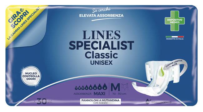LINES CLAS PANN MAXI M 30PZ - Lovesano