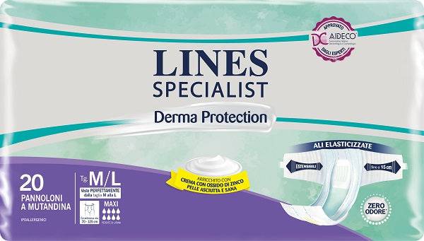 LINES SP DERM PAN MAXI M/L20PZ - Lovesano