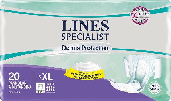 LINES SP DERM PAN MAXI XL 20PZ - Lovesano