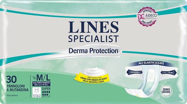LINES SP DERM SUP PAN M/L 30PZ - Lovesano