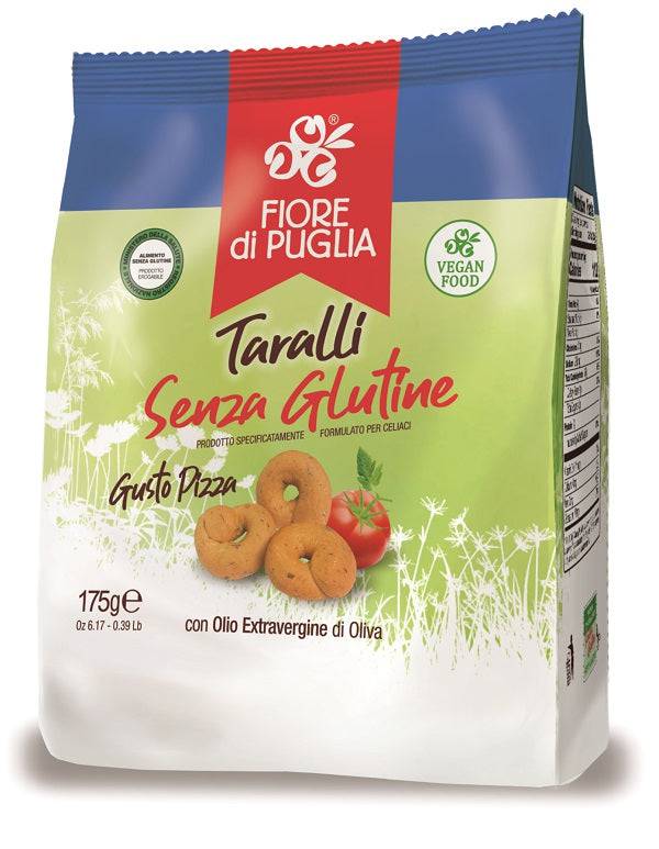 FIORE DI PUGLIA Taralli Gusto Pizza 175g - Lovesano