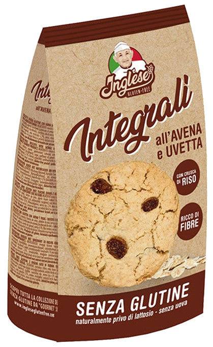 INGLESE Biscotti Integrali Avena e Uvetta 300g - Lovesano