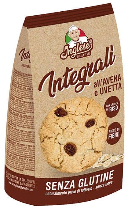 INGLESE Biscotti Integrali Avena e Uvetta 300g - Lovesano 
