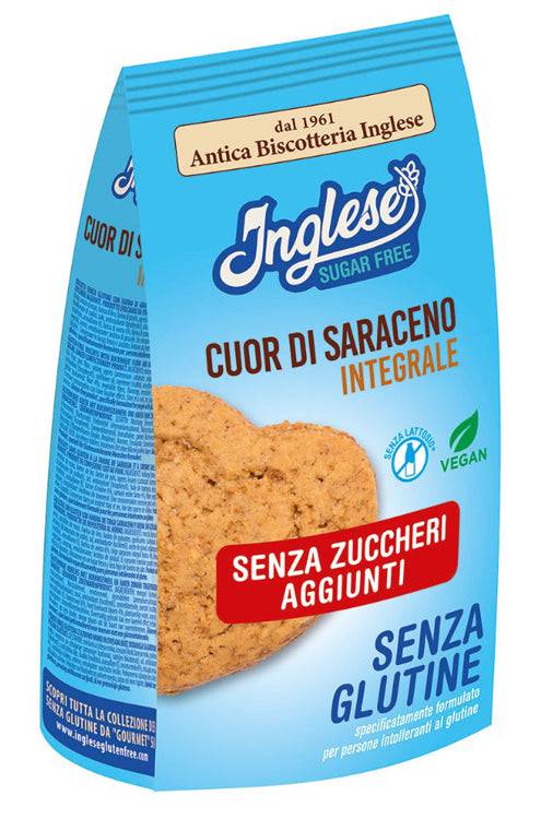 INGLESE Biscotti Cuor Saraceno 300g - Lovesano 