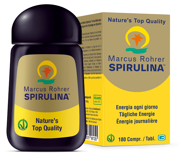 SPIRULINA MARCUS ROHRER 180CPR - Lovesano