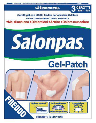 SALONPAS Gel Patch 3 Cerotti 14x10 - Lovesano