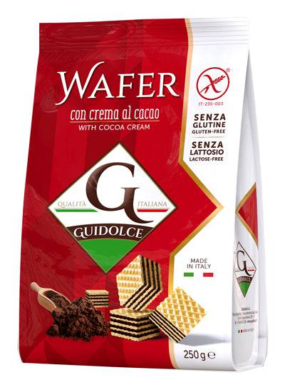 WAFER GUSTO CACAO 250G - Lovesano