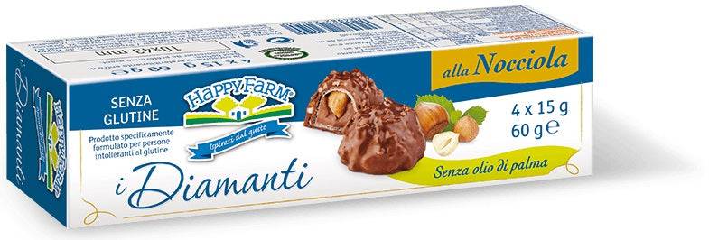HAPPY FARM I Diamanti alla Nocciola 4x15g - Lovesano