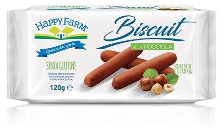 HAPPY FARM Biscotti alla Nocciola 120g - Lovesano