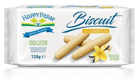 HAPPY FARM Biscotti alla Vaniglia 120g - Lovesano