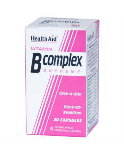 VITAMINA B COMPLEX SUPR 30CPS - Lovesano