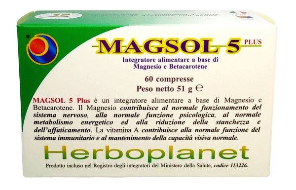 MAGSOL 5 PLUS 60CPR - Lovesano