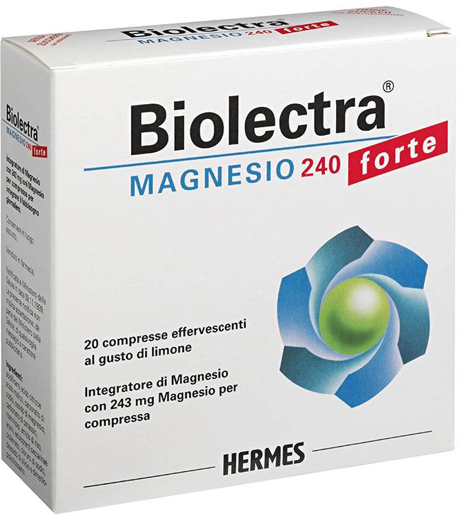 BIOLECTRA Mg Forte 20Cpr 243mg - Lovesano