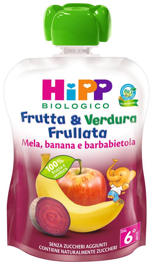 HIPP BIO Frutta & Verdura Mela Banana Barbabiet. - Lovesano