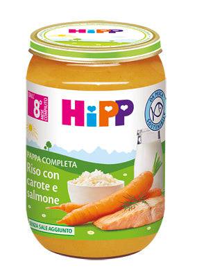 HIPP Riso Carote/Salmone 220g - Lovesano