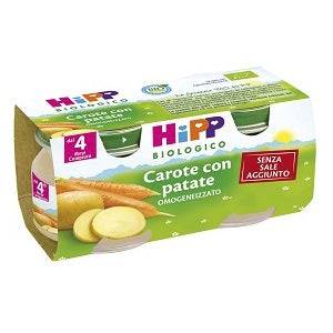 HIPP BIO OMOG CAROTE/PAT 2X80G - Lovesano