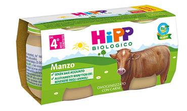 HIPP BIO OMOG MANZO 2X80G - Lovesano