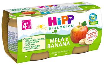 HIPP BIO OMOG MELA/BANANA2X80G - Lovesano