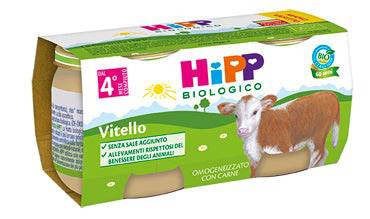 HIPP BIO OMOG VITELLO 2X80G - Lovesano