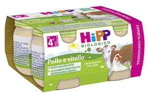 HIPP BIO OMOG POLLO VITEL 4X80G - Lovesano