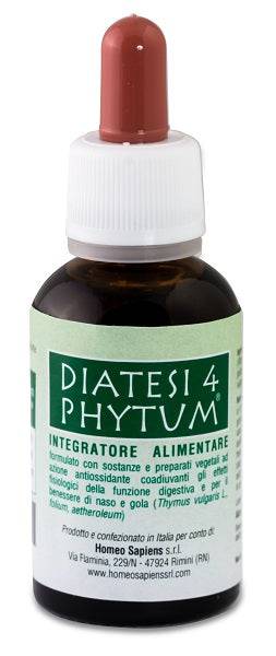 DIATESI 4 PHYTUM GOCCE 30ML - Lovesano