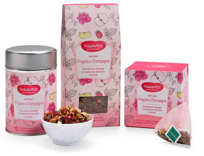 Silver Tin Fragole/champagne - Lovesano