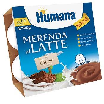HUMANA MERENDA LATTE CIOC 4X100G - Lovesano