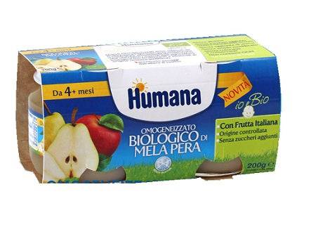HUMANA Omo Mela Pera 2x100g - Lovesano