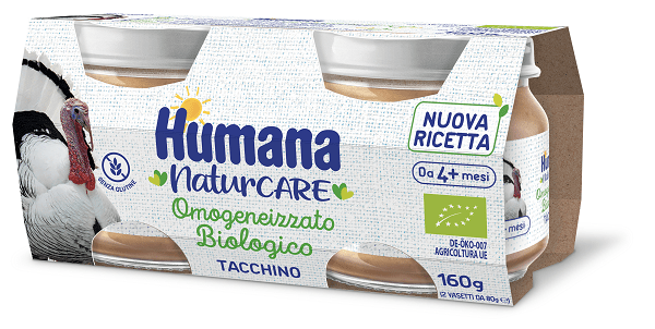 HUMANA OMOG TACCHINO BIO 2X80G - Lovesano