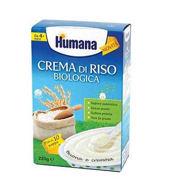 HUMANA CREMA DI RISO BIO 230G - Lovesano