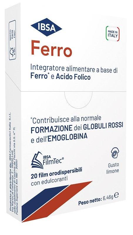 FERRO IBSA 20FILM ORODISPERSIB - Lovesano