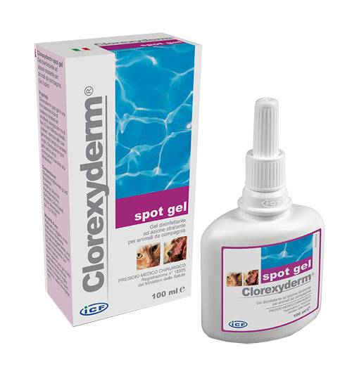 CLOREXYDERM SPOT GEL 100ML VET - Lovesano