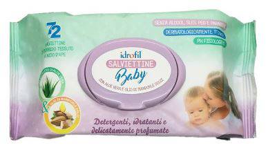 SALVIETTINE BABY ALOE 72PZ - Lovesano