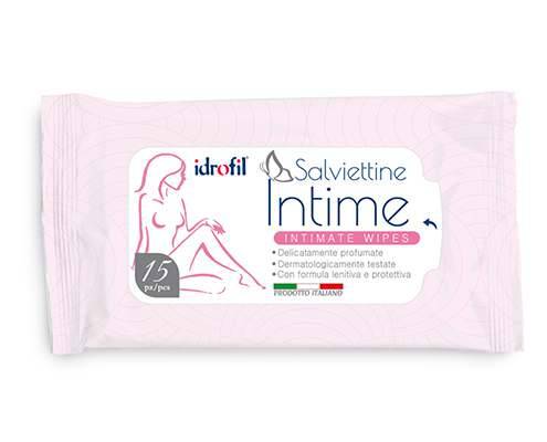 SALVIETTINE INTIME 15PZ IDROFIL - Lovesano