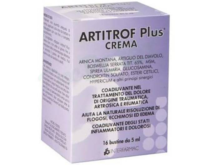 ARTITROF PLUS CREMA 16BUST 5ML - Lovesano