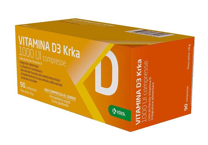 VITAMINA D3 KRKA 1000 UI 90CPR - Lovesano