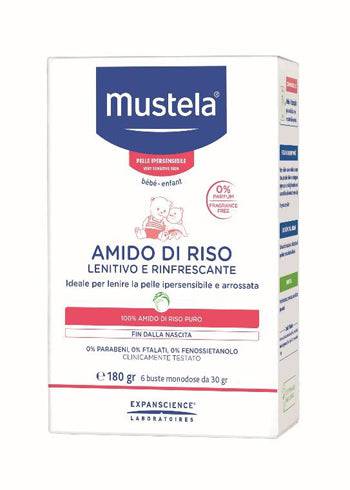 MUSTELA AMIDO DI RISO 180G - Lovesano