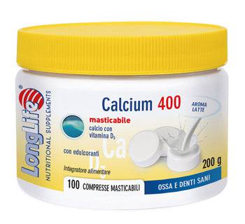 LONGLIFE CALCIUM LATTE 100CPR - Lovesano