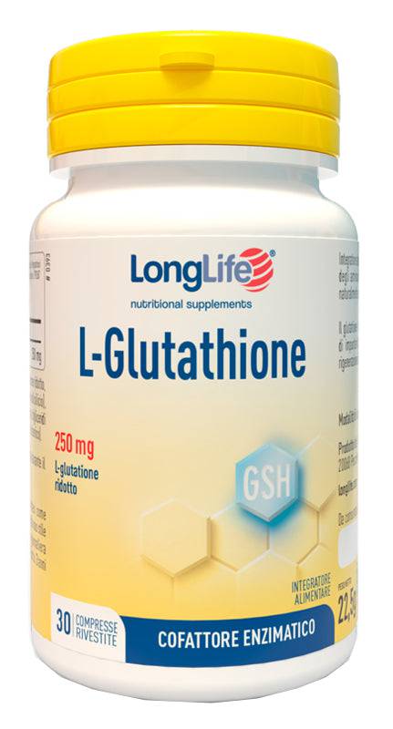LONGLIFE L-GLUTATHIONE 30CPR - Lovesano