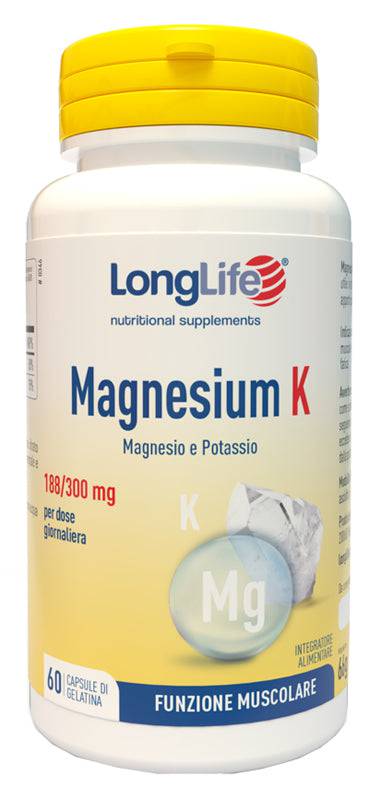 LONGLIFE MAGNESIUM K 60CPS - Lovesano