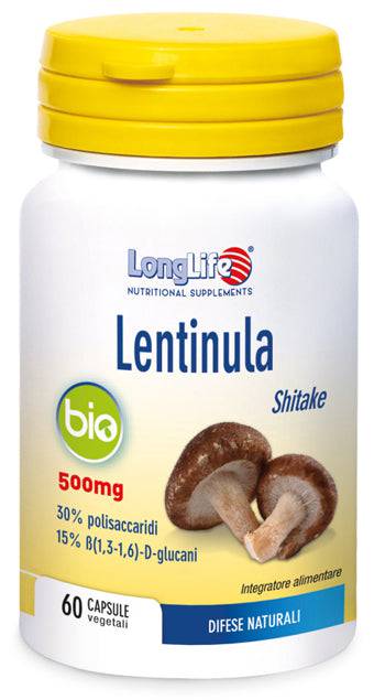 LONGLIFE LENTINULA BIO 60CPS - Lovesano