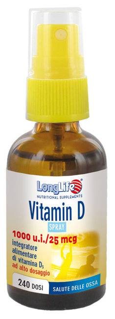 LONGLIFE VITAMIN D 1000UI SPR - Lovesano