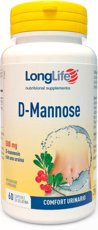 LONGLIFE D-MANNOSE 60CPS - Lovesano