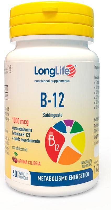 Longlife B12 1000mcg 60tav - Lovesano