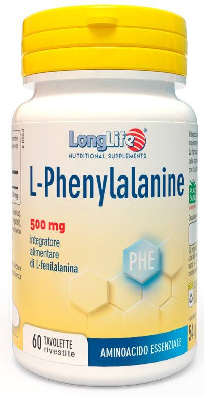 LONGLIFE L-Phenylal 500mg 60Tav. - Lovesano