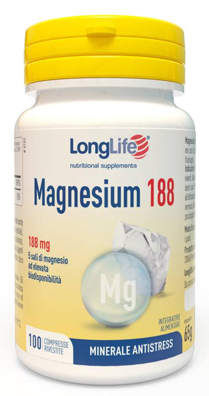 LONGLIFE MAGNESIUM 188 100CPR - Lovesano