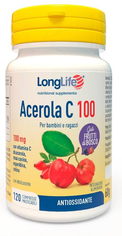 LONGLIFE ACEROLA C100 FRUT BOS - Lovesano