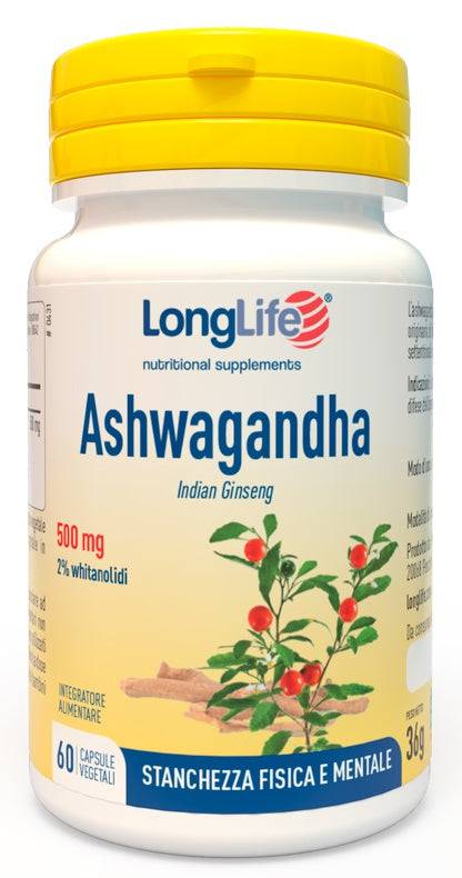 LONGLIFE ASHWAGANDHA 60CPS - Lovesano